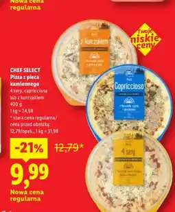 Lidl Pizza z pieca kamiennego 4 sery Chef Select oferta