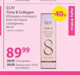Hebe Time 8 Collagen liftingująco-tonizujący krem do twarzy z kolagenem CLIV oferta