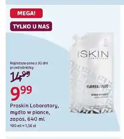 Rossmann Mydło w piance zapas Proskin Laboratory oferta
