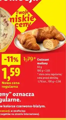 Lidl Croissant maślany oferta