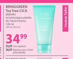 Hebe Tea Tree CICA głęboko oczyszczająca pianka do mycia twarzy Bringgreen oferta