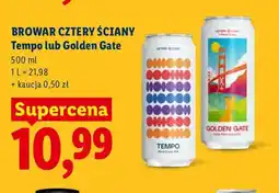 Lidl Piwo Browar Cztery Ściany Golden Gate oferta