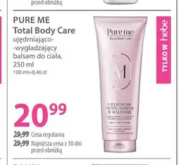 Hebe Balsam do ciała ujędrniająco-wygładzający Total Body Care Pure Me oferta