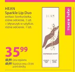 Hebe Zestaw Sparkle Lip Duo konturówka + błyszczyk w sztyfcie Hean oferta