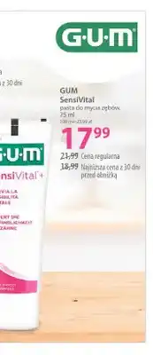 Hebe Pasta do mycia zębów SensiVital GUM oferta