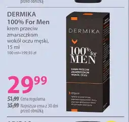Hebe Krem przeciw zmarszczkom wokół oczu męski Dermika 100% For Men oferta