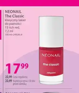 Hebe Klasyczny lakier do paznokci 13 rich red The Classic NeoNail oferta