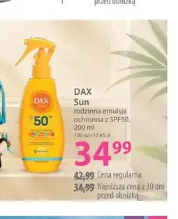 Hebe Rodzinna emulsja ochronna z SPF50 Dax Sun oferta