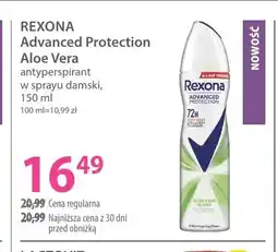 Hebe Antyperspirant w sprayu damski Advanced Protection Aloe Vera Rexona oferta