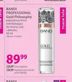 Hebe Peptydowy krem odmładzający do twarzy szyi i dekoltu Gold Philosophy Bandi Professional oferta
