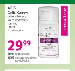 Hebe Cells Renew odmładzający krem do twarzy na noc Apis oferta