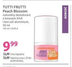 Hebe Naturalny dezodorant z kwasami AHA i bez soli aluminium Peach Blossom Tutti Frutti oferta