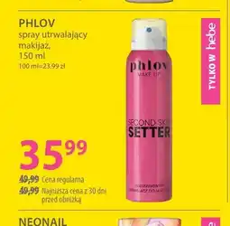 Hebe Spray utrwalający makijaż Phlov oferta