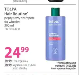 Hebe Peptydowy szampon do włosów Hair Routine Tołpa oferta