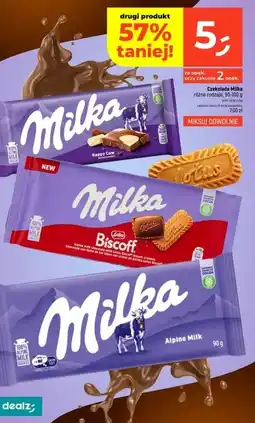 Dealz Czekolada Milka oferta