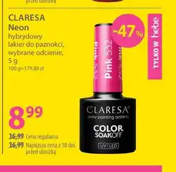 Hebe Neon hybrydowy lakier do paznokci Claresa oferta