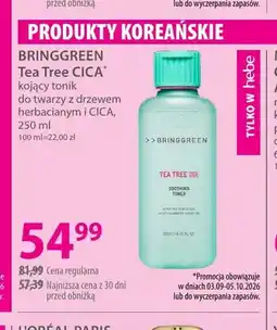 Hebe Kojący tonik do twarzy z drzewem herbacianym i CICA Tea Tree CICA Bringgreen oferta