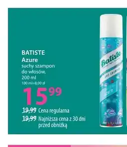 Hebe Azure suchy szampon do włosów Batiste oferta