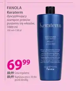 Hebe Dyscyplinujący szampon przeciw puszeniu się włosów Keraterm Fanola oferta