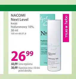 Hebe Next Level kwas hialuronowy 10% Nacomi oferta
