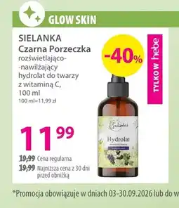Hebe Czarna Porzeczka rozświetlająco-nawilżający hydrolat do twarzy z witaminą C Sielanka oferta