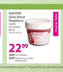 Hebe Glow Boost Raspberry maska do twarzy Nacomi oferta