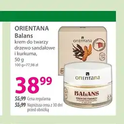 Hebe Balans krem do twarzy drzewo sandałowe i kurkuma Orientana oferta