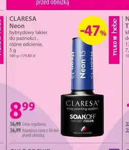 Hebe Hybrydowy lakier do paznokci Neon Claresa oferta