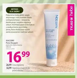 Hebe Pasta do mycia twarzy Pore Oxygen Nacomi oferta