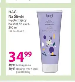 Hebe Na Śliwki wygładzający balsam do ciała Hagi oferta