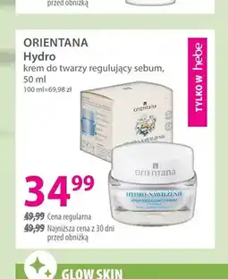 Hebe Hydro krem do twarzy regulujący sebum Orientana oferta