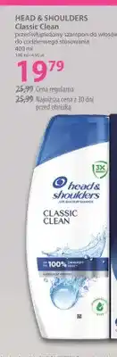 Hebe Szampon przeciwłupieżowy do włosów do codziennego stosowania Head & Shoulders Classic Clean oferta