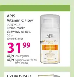 Hebe Odżywcza kremo-maska do twarzy na noc Vitamin C Flow Apis oferta