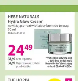 Hebe Nawilżająco-rozświetlający krem do twarzy Hydra Glow Cream Hebe Naturals oferta