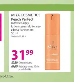 Hebe Peach Perfect rozświetlający lotion-serum do twarzy z beta-karotenem Miya Cosmetics oferta