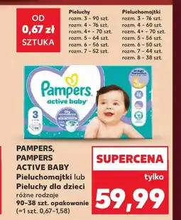 Kaufland Pieluchomajtki Pampers oferta