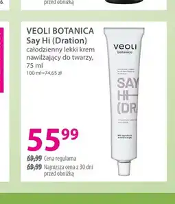 Hebe Say Hi (Dration) całodzienny lekki krem nawilżający do twarzy Veoli Botanica oferta