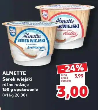 Kaufland Serek wiejski Almette oferta