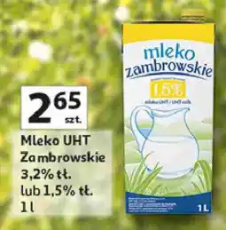 Auchan Mleko UHT Zambrowskie oferta