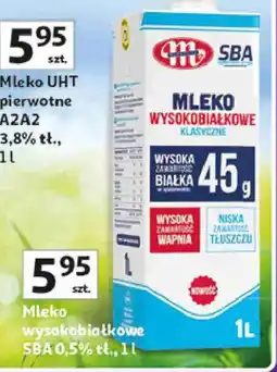 Auchan Mleko UHT pierwotne A2A2 oferta