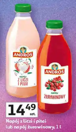 Auchan Napój z liczi i pitai oferta