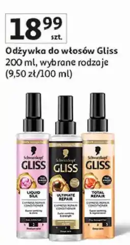 Auchan Odżywka do włosów Gliss oferta
