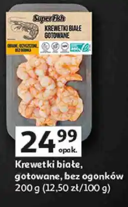 Auchan SuperFish Krewetki białe gotowane oferta