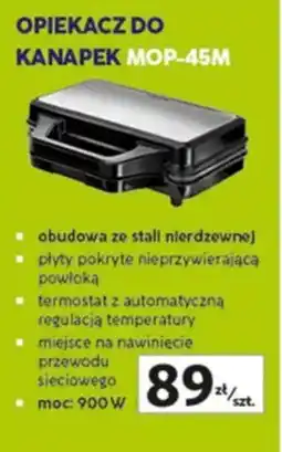 Auchan Opiekacz do kanapek MOP-45M oferta