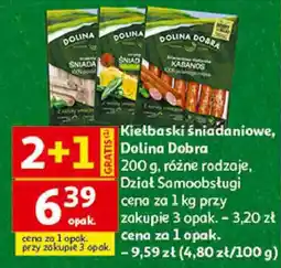 Auchan Kiełbaski śniadaniowe, Dolina Dobra oferta
