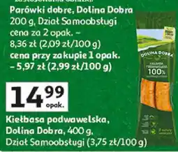 Auchan Kiełbasa podwawelska Dolina Dobra oferta