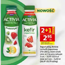 Auchan Jogurt pitny Activia lub kefir jogurtowy oferta