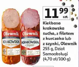 Auchan Kietbasa Krakowska z Szynki oferta