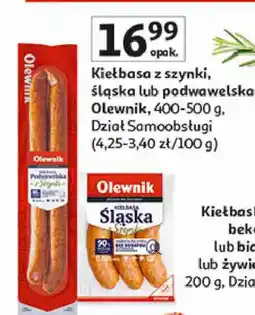 Auchan Kiełbasa Śląska Olewnik oferta