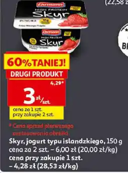 Auchan Skyr, jogurt typu islandzkiego oferta